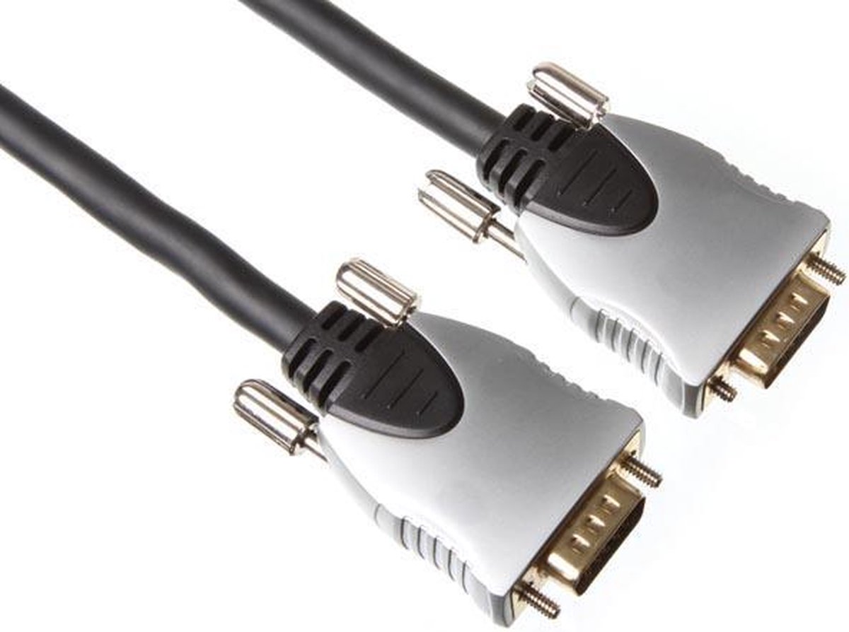 HQ - VGA Beeldscherm Kabel - zwart - 1.8 meter