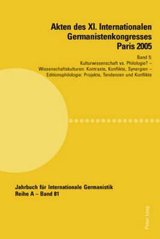 Akten des XI. Internationalen Germanistenkongresses Paris 20 ... - cover