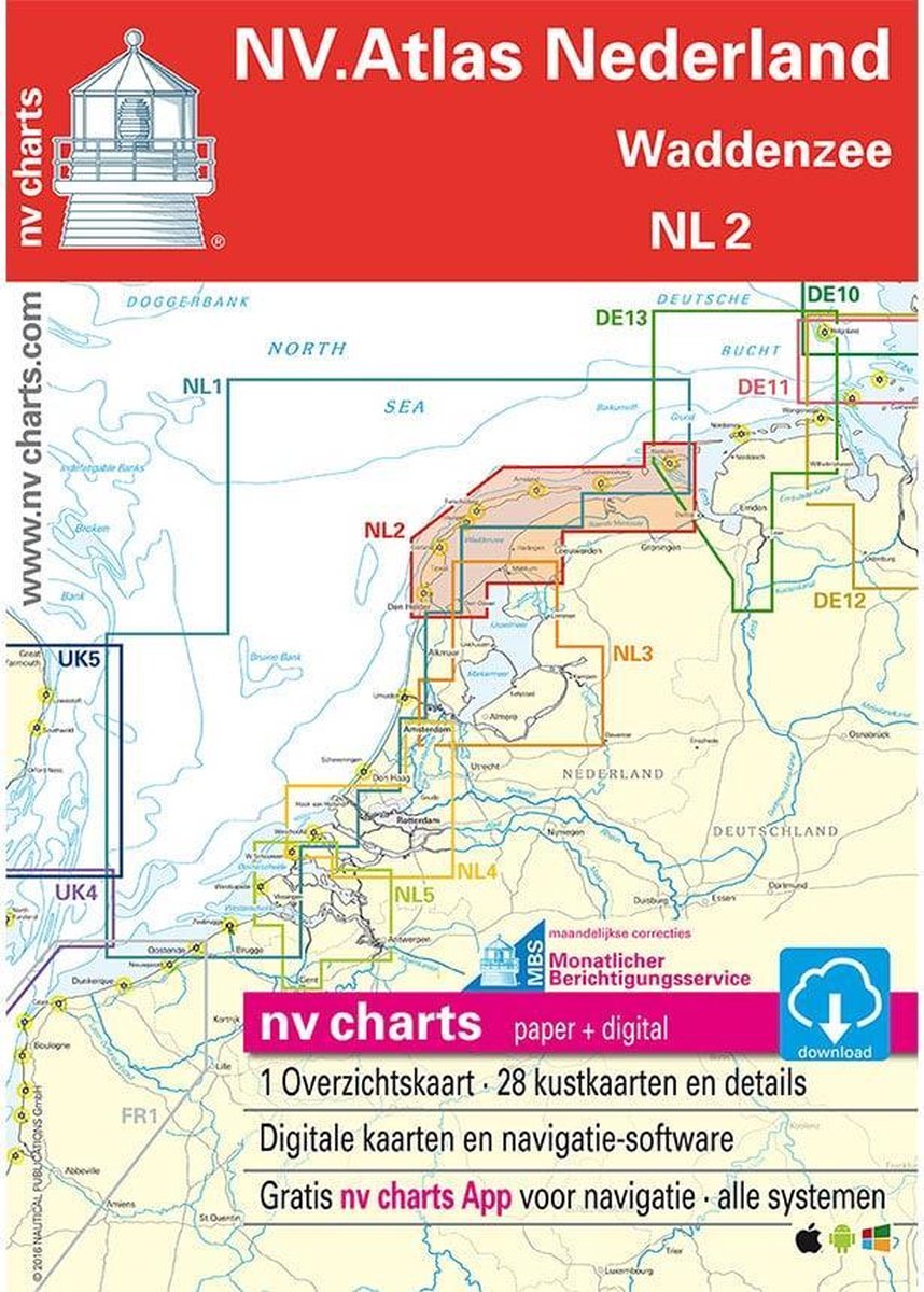 NV Atlas Nederland Kaartgebied: Waddenzee