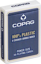 Plastic speelkaarten Index 4 hoeken Display - Copag