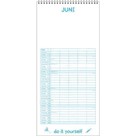 Familieplanner Do it Yourself (t/m 5 pers.) (met stickers) - Comello