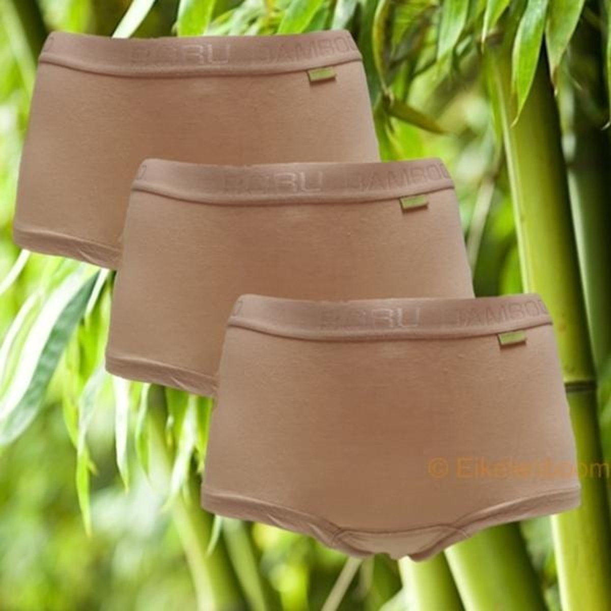 Boru Bamboo - maat XL - 3-pack dames short - huid
