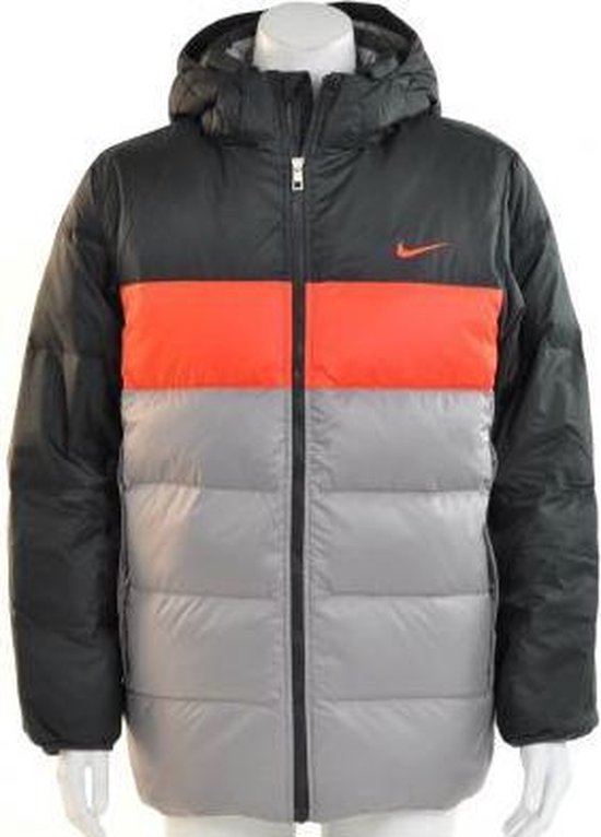 Ijver Boom Symmetrie Nike Basic Down Jacket - Winterjas - Kinderen - Maat 152 - 158 -  Zwart;Oranje;Grijs | bol.com