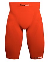 Knapman Zoned Compression Short 45% Oranje | Compressiebroek (Liesbroek) voor Heren | Maat L