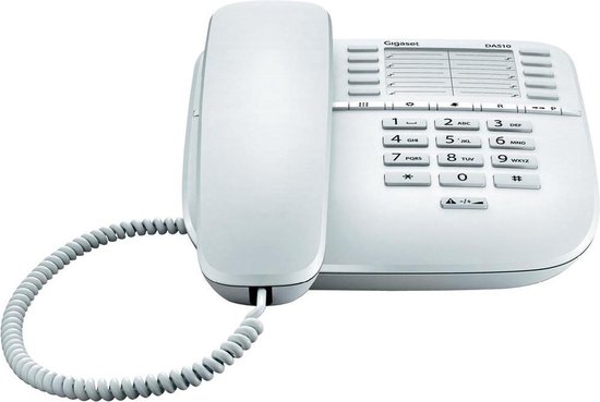 Gigaset DA510 corded desk phone - wit | bol