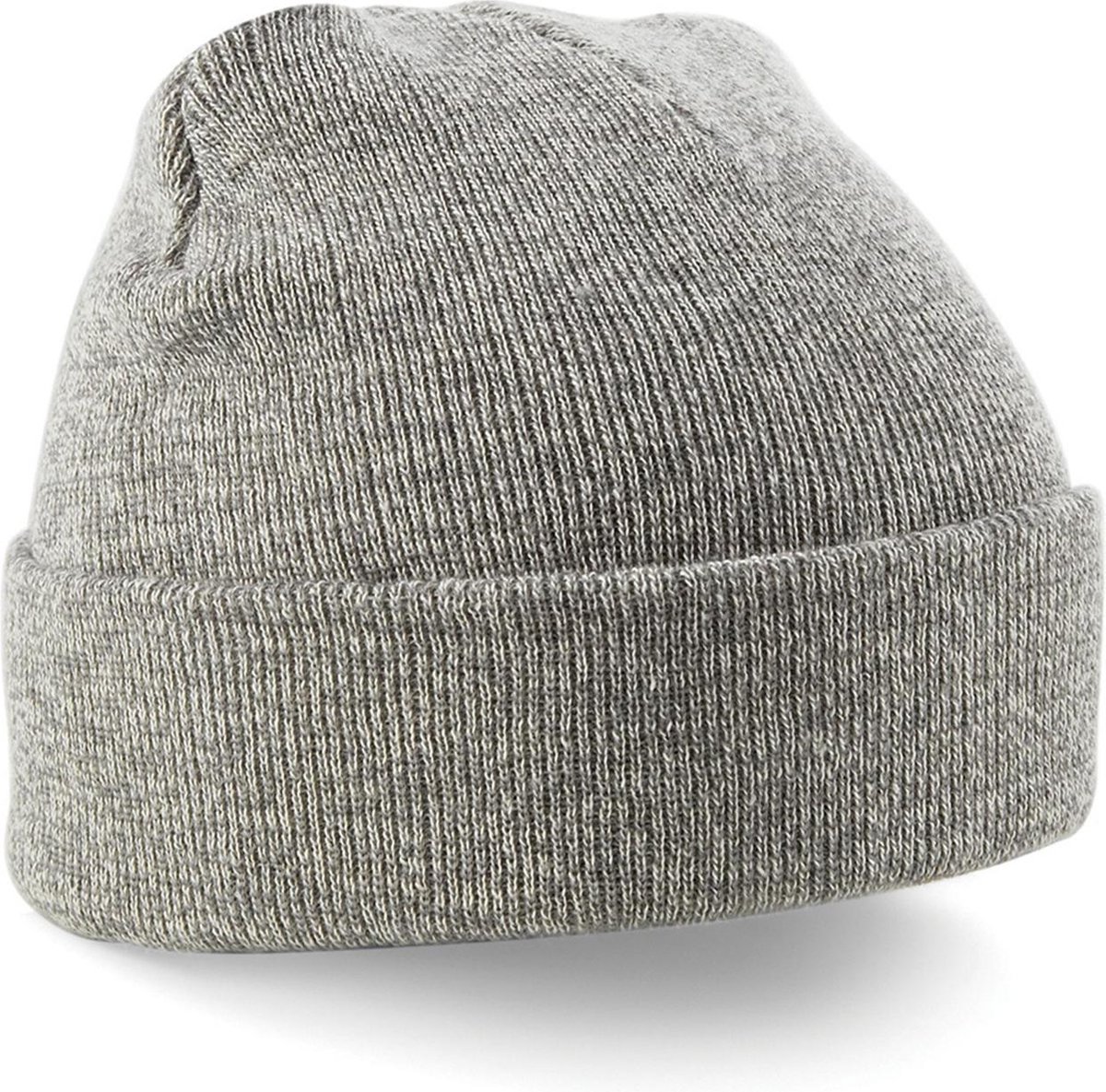 Beechfield Original Cuffed Beanie Heather Grey