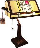 Arcade AL0007 - Bureaulamp - Tiffany lamp