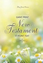 Giant Print New Testament, 17-Point Text, Chamomile Flowers, KJV