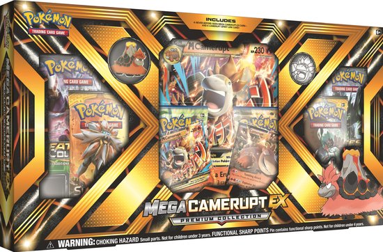 onwetendheid constant Imperialisme Pokémon Mega Camerupt-EX of Sharpedo-EX Collection - Pokémon Kaarten |  Games | bol.com