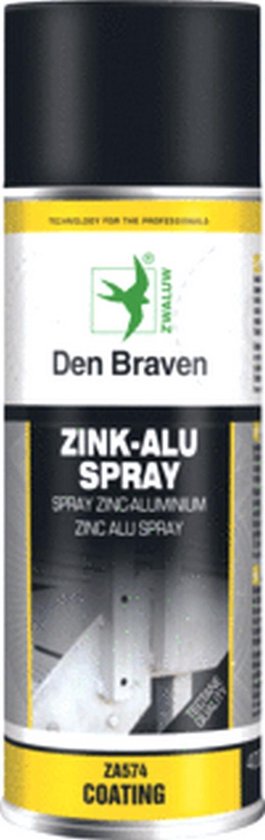 DENB spray spuitbus Zwaluw, alu/grijs, spray lak - Zwaluw