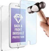 Muvit screen protector Tempered Glass  en cover voor Apple iPhone 6/6S