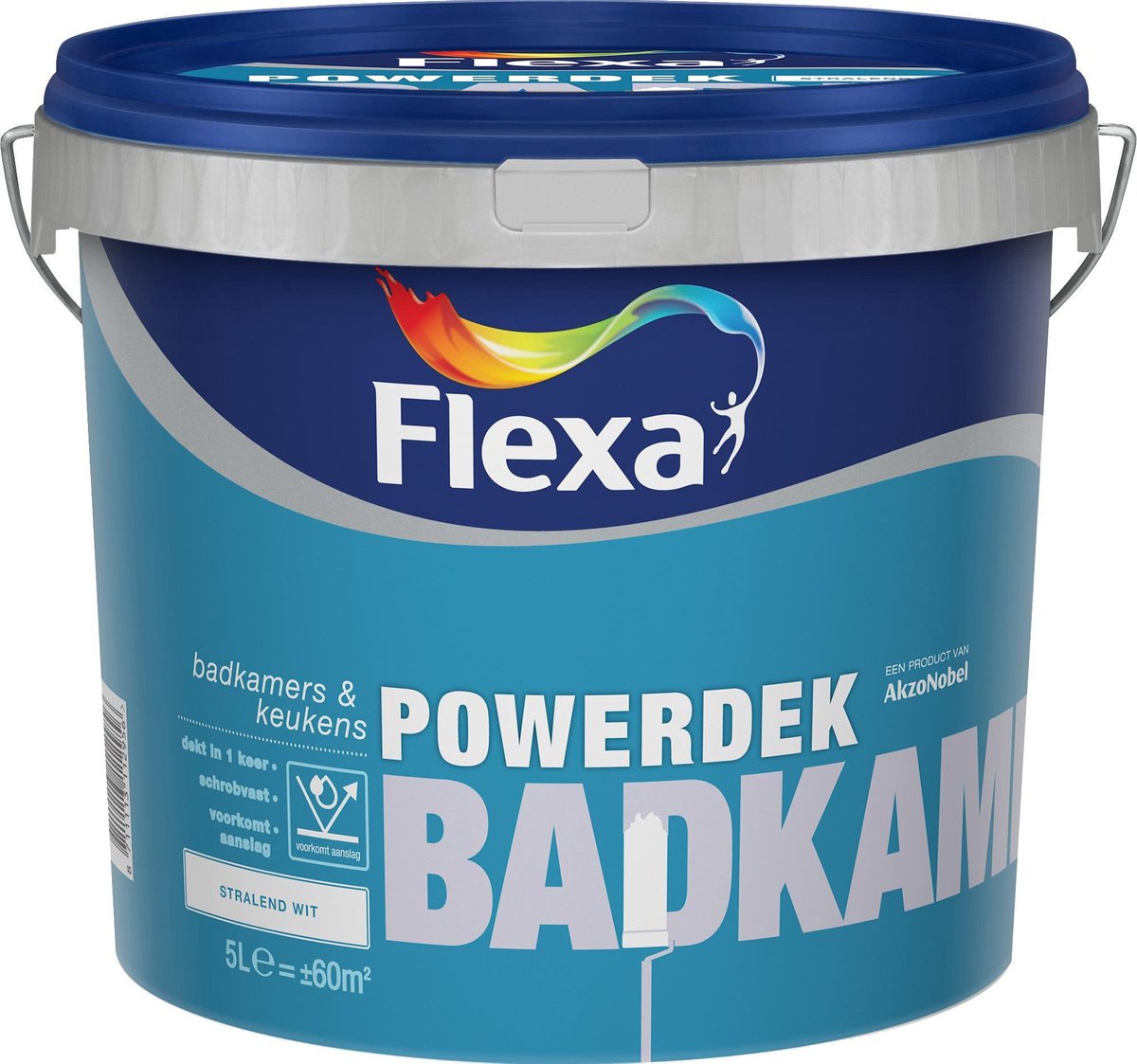 Flexa Powerdek Badkamers Keukens 2,5 L | bol.com