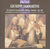 Paolo Pollas Ensemble J.M. Anciuti - Sammartini:Vi Solo Per Flauto, Vio (CD)