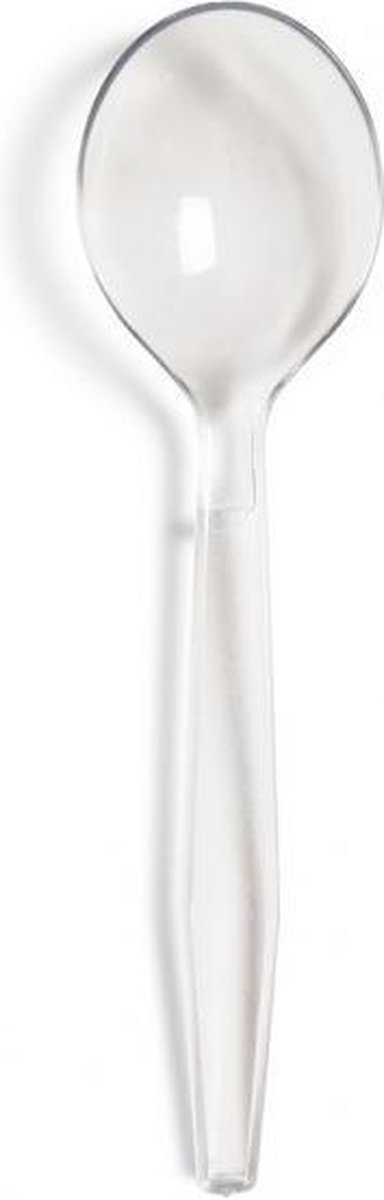 gokken Grillig Clam VOORDEELPAK: 5 Pakjes van Doorzichtige plastic koffielepels, 60 mm -  verpakking van 50... | bol.com