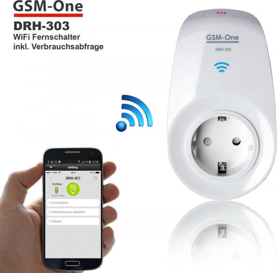 Smartplug WiFi Schakelaar Stopcontact met app , DRH-302 | bol.com