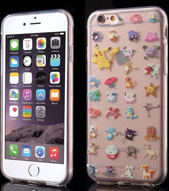 cultuur kijken Geruïneerd Pokémon Action hoesje voor Phone 6 en iPhone 6S | bol.com