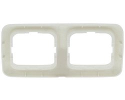 Busch-Jaeger Reflex Inbouw Afdekplaat - 2-voudig - Polarwit