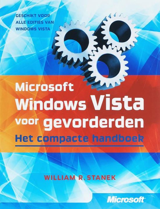 Cover van het boek 'Windows Vista voor gevorderden' van William R. Stanek