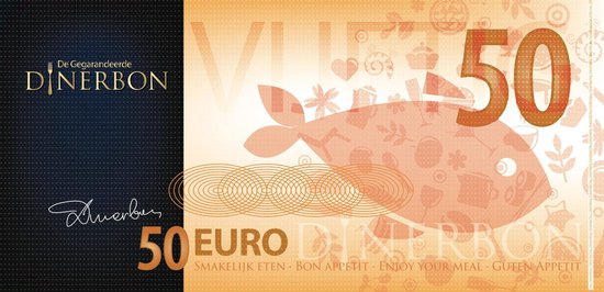 Dinerbon Giftcard voor Restaurants - €50