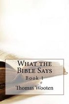 What the Bible Says