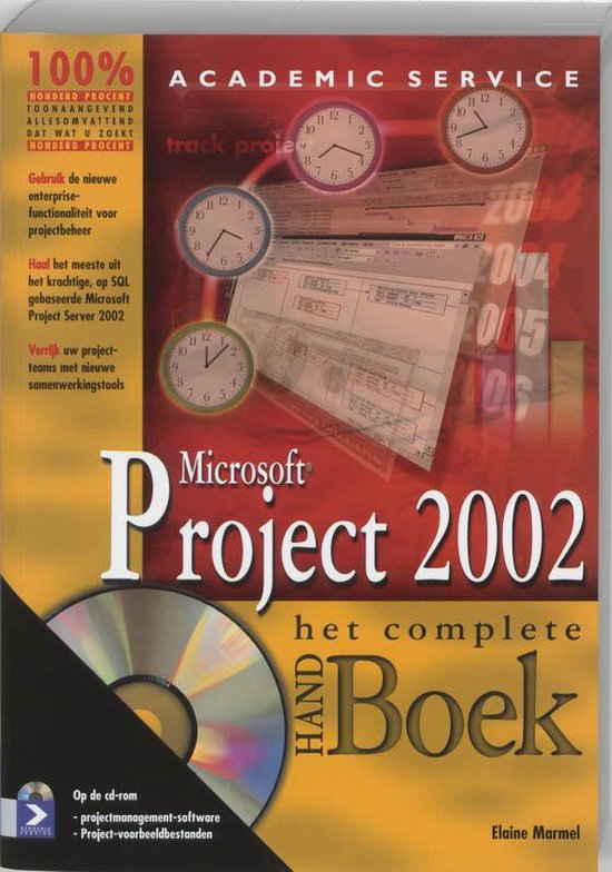 Cover van het boek 'Microsoft Project 2002 + CD-ROM' van Elaine Marmel