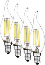 LED Kaars C35T 4W Helder 2700K Dimbaar 4-Pack