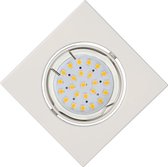 Lucide Focus - Inbouwspot - Vierkant - Dimbare LED - Wit