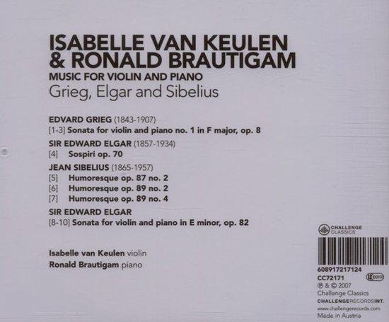Music For Violin & Piano - Isabelle van Keulen