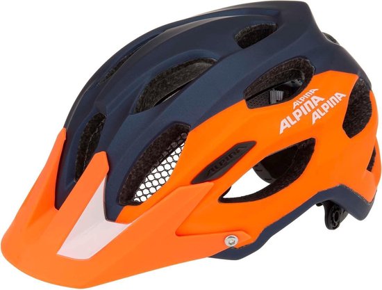 Alpina Carapax helm oranje/blauw Hoofdomtrek 53-57 cm | bol.com