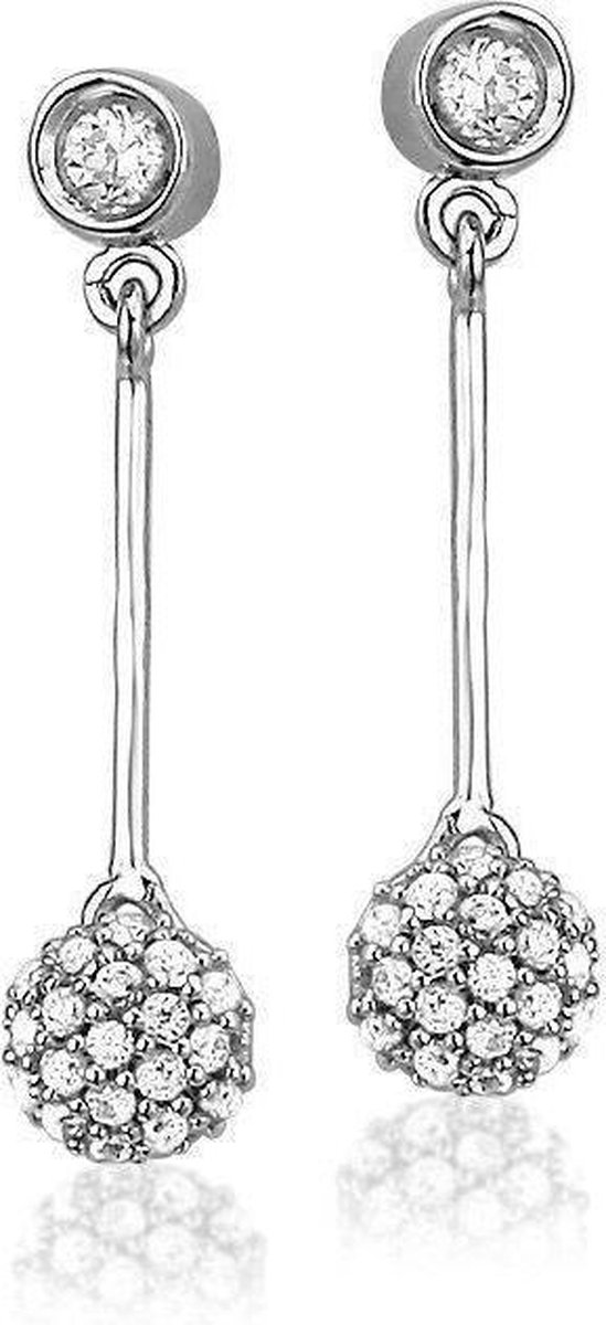 Montebello Oorbellen Carol - 925 Zilver Gerhodineerd - 22mm