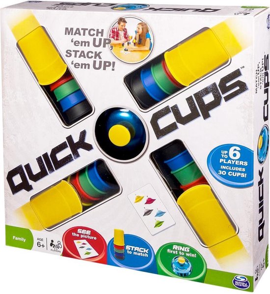 schreeuw binnen Autonoom Quick cup spel spin master | Speed Cups | educatief spel | Games | bol.com