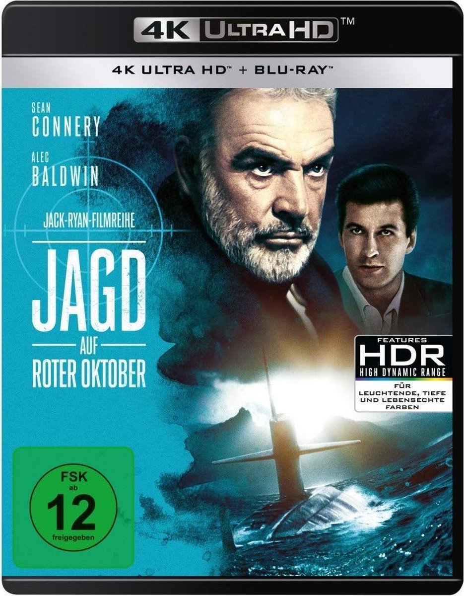 Hunt For Red October (1989) (Ultra HD Blu-ray & Blu-ray)-