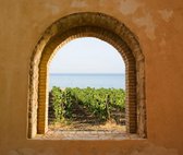 Tuinposter - Toscaans raam
