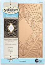Spellbinders Texture Plates Art Deco Sanctuary S6-074