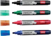 Nobo Liquid Ink Markers - 4x