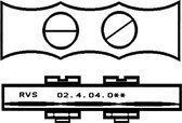 RVs staaldraadklem plat