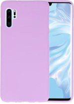 BackCover Hoesje Color Telefoonhoesje voor Huawei P30 Pro - Paars