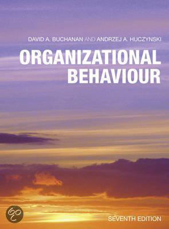 Organizational Behaviour - cover