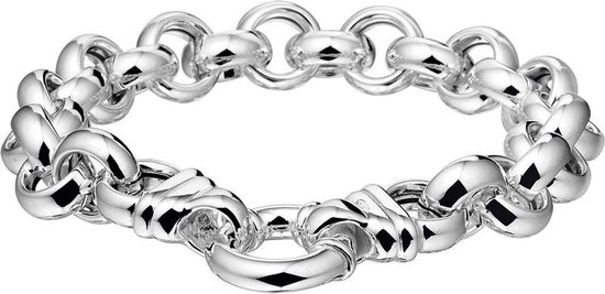 The Jewelry Collection Armband Jasseron 11 mm - Zilver