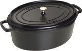 Staub 1104125 cocotte - ovaal - 41 cm - zwart