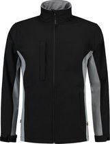 Tricorp Soft Shell Jacket Bi-Color - Workwear - 402002 - Noir / Gris - taille 7XL