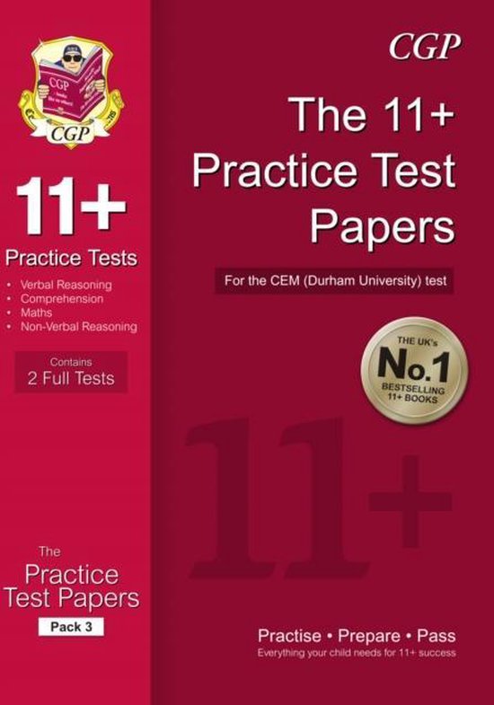 11+ Practice Papers for the CEM Test - Pack 3 - cover
