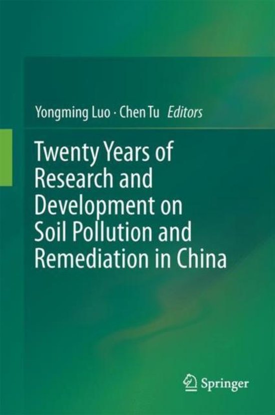 Twenty Years of Research and Development on Soil Pollution a ... - cover