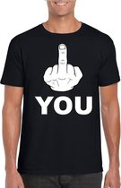 T-shirt Fuck You Noir - Homme - Coton 2XL