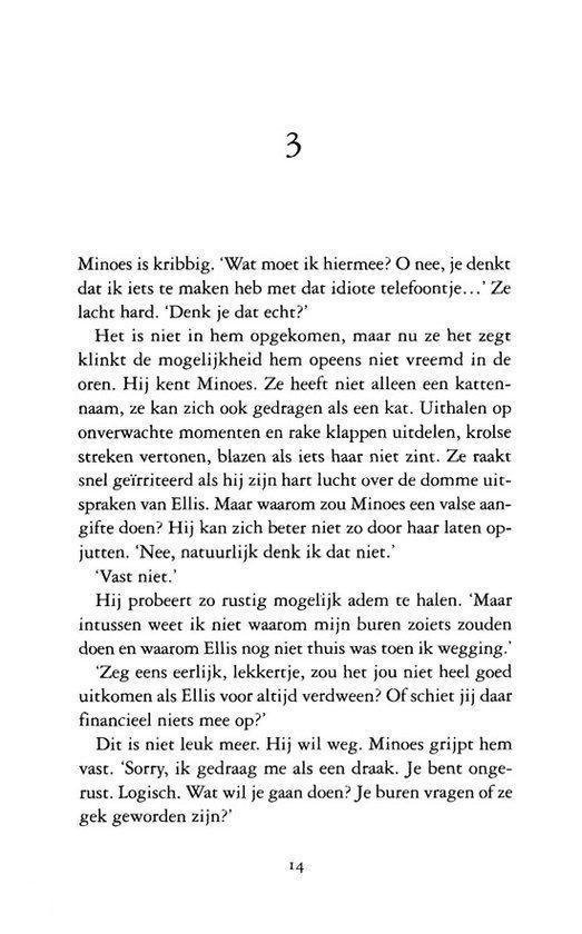 Pagina 3 van 'Uitglijder' door Loes den Hollander.
