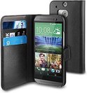 muvit HTC One (M8) Wallet case with 3 cardslots Black