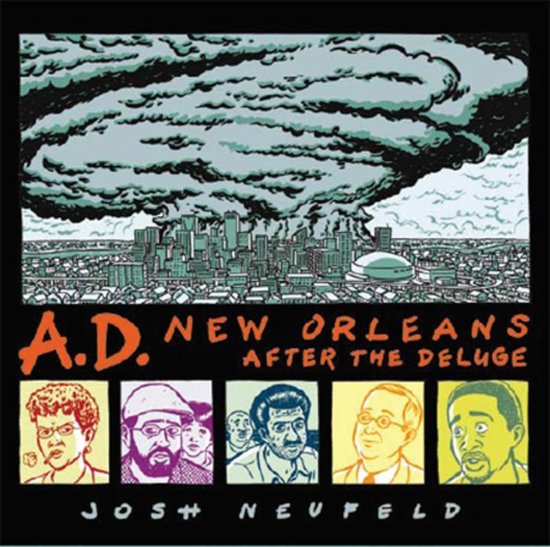 A.D. New Orleans After The Deluge stripboek met dreigende wolken boven stad.