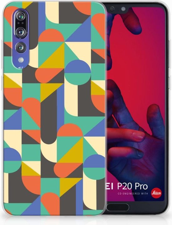 Bumper Housse Etui pour Huawei P20 Pro Coque Funky Retro