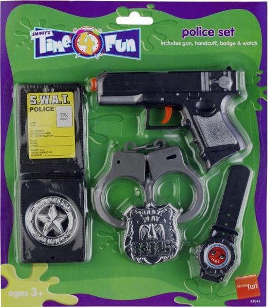 Drijvende kracht Elasticiteit Saai Politie speelgoed verkleed set 5-delig voor kinderen - Verkleed accessoires  | bol.com
