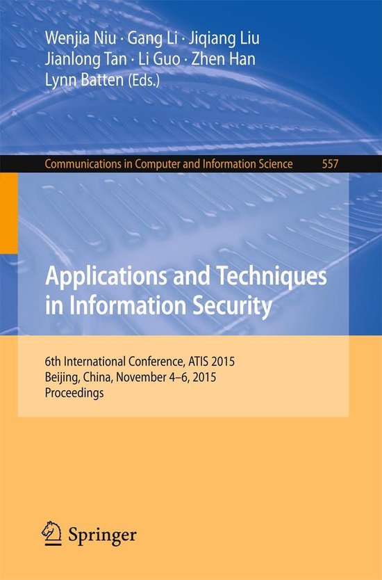 Springer Nature Proceedings Computer Science - Applications  ... - cover